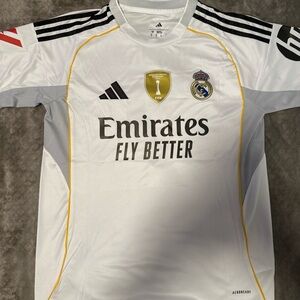 Real Madrid 2025/26 Home Jersey La Liga badge VINI JR #7